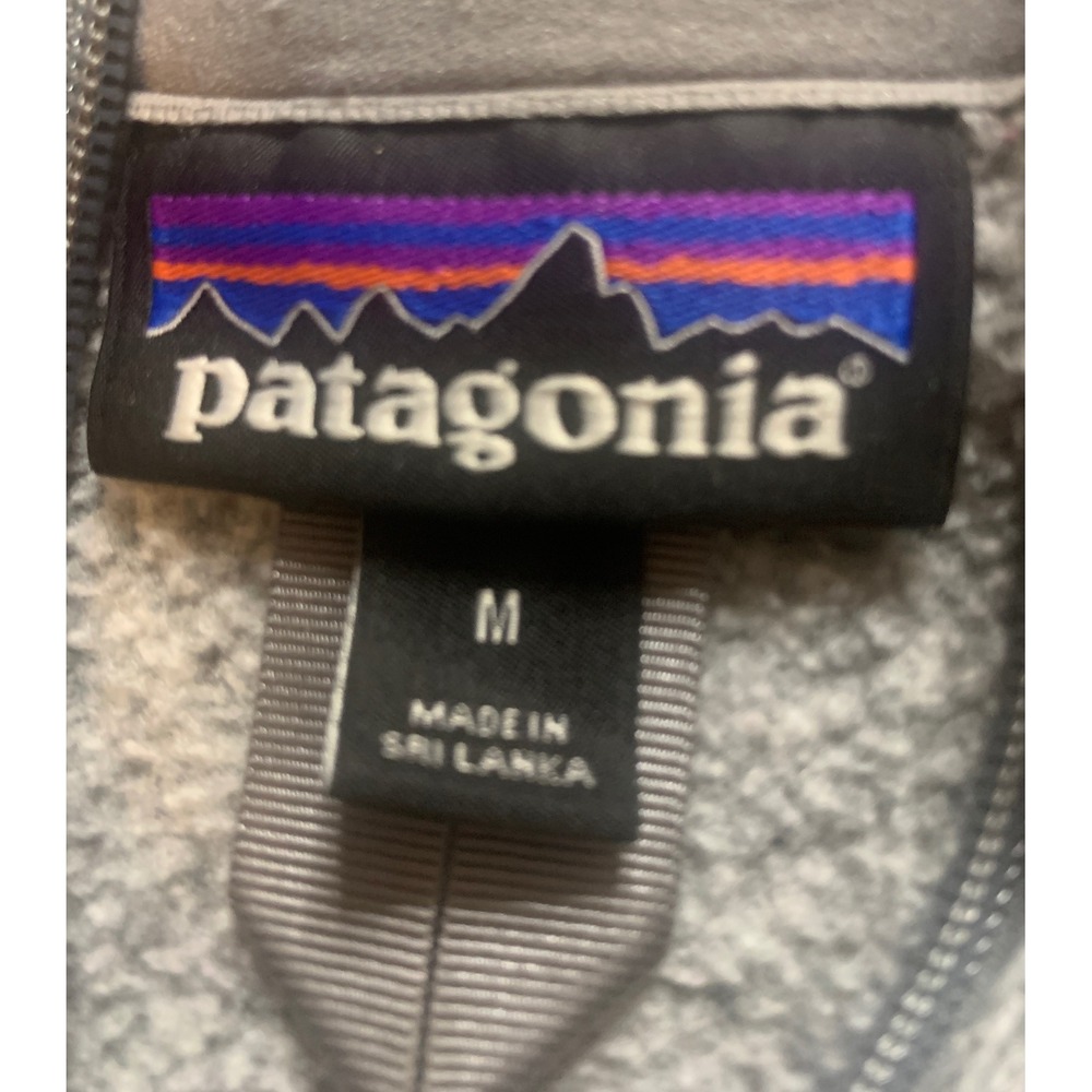 Patagonia Women's Gray Fleece Full Zip Jacket Size M - Picture 3 of 6